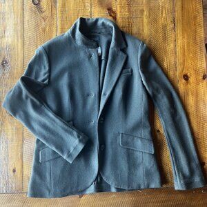Rag & Bone Slade Blazer Takisada Osaka Superfine Japanese Knit Wool Green